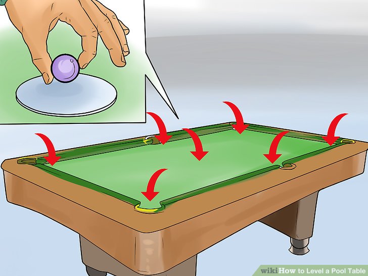 How To Lift Up A Pool Table To Put Leveling Shims Under Legs